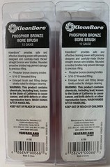 2 Pack – KleenBore A186 Phosphor Bronze Bore Brush for 12 Gauge Shotgun 5/16-27