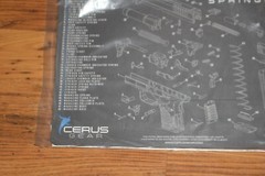Cerus Gear Glock Gen 5 Pistol Cleaning Mat 12″ x 17″