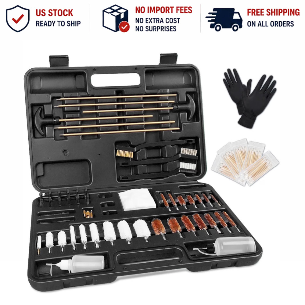 Universal Gun Cleaning Kit Hunting Handgun Shot Gun Cleaning Kit for All Guns