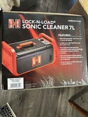 NEW OLD STOCK DISCONTINUED HORNADY LOCK N LOAD SONIC CLEANER HUGE 7L CAP. 043370