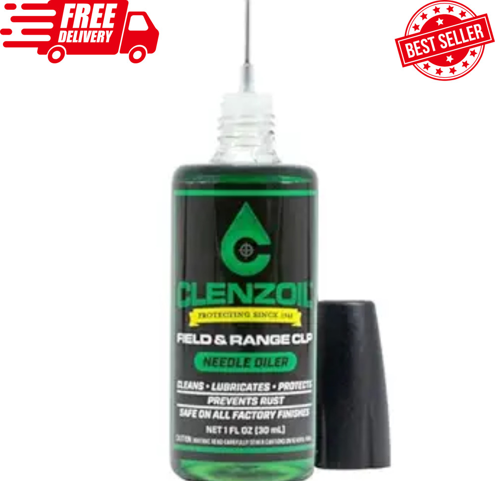 Clenzoil Field & Range Gun Cleaner Lubricant Protectant [CLP] Needle Oiler | Gun