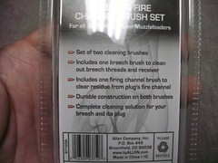 Thunder Cloud Breech and Fire Channel Brush Set .50 Caliber In-Line Muzzleloader