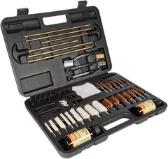 Deluxe Gun Cleaning Kit 62 Piece Universal Cleaning Kit Pistols Rifles &