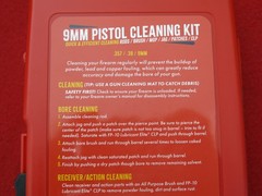 Shooter’s Choice 9MM Pistol Cleaning Kit w/ Brass Rod Brushes Patches Lubricant