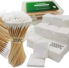 1000PCS Gun Cleaning Patches +300PCS Gun Cleaning round swabs