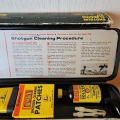 Vintage Gunsmith Cleaning Kit & All-Gauge Cleaning Rod Outers Gunslick Case Box