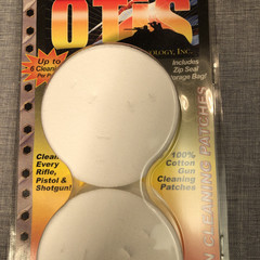 Otis 100% Cotton Gun Cleaning Patches All Caliber 100 Pack Shotgun Pistol NEW