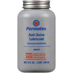 Anti-Seize Lubricant Brush Top Bottle, 8 oz – High-Performance Thread Protection