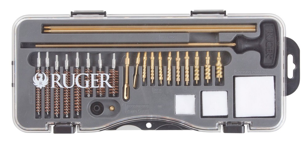 Ruger Rlfle & H@ndgun Cleaning Kit 26 Piece For 9mm-45ACP Pist0l & .22-7MM 27825