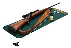 Hoppes Soft Acrylic Non Slip Rifle/Shotgun Cleaning Pad 12 x 36 In Green MAT2