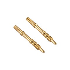 2Pcs/Lots .17 Caliber Solid Brass Spear Pointed Jag Gun Clean Accessories Brass