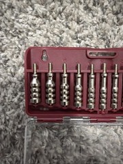 Tipton Ultra Gun Cleaning Jag Set 13-Piece Threaded Nickel Plated Brass