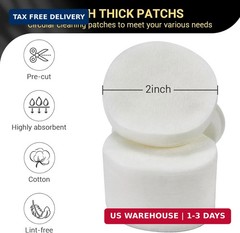 Thick Gun Cleaning Patches, Gun Cleaning Pads with Storage Box Gun Cleaning Clot