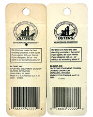 SET OF 2 Outers 20/28 Gauge Shotgun Wool Swab 92222