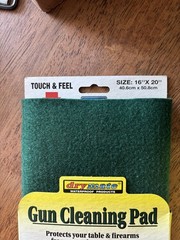 Drymate Waterproof Absorbent Gun Cleaning Pad Green 16 x 20 in