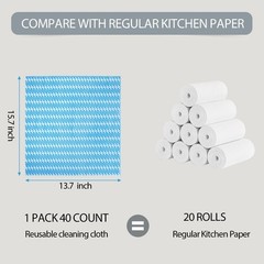 Ukeenor Disposable Dish Clothsmulti Use Reusable Cleaning Clothmachine Washable