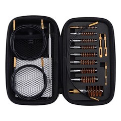 19PCS Gun Cleaning Kit .17 .22/.223/5.56MM .243 .280 .30 .357/9MM .40 .45 12GA