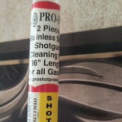 Pro-Shot 2-Piece Shotgun Cleaning Rod Kit 36 in Stainless Steel/Brass 10/410
