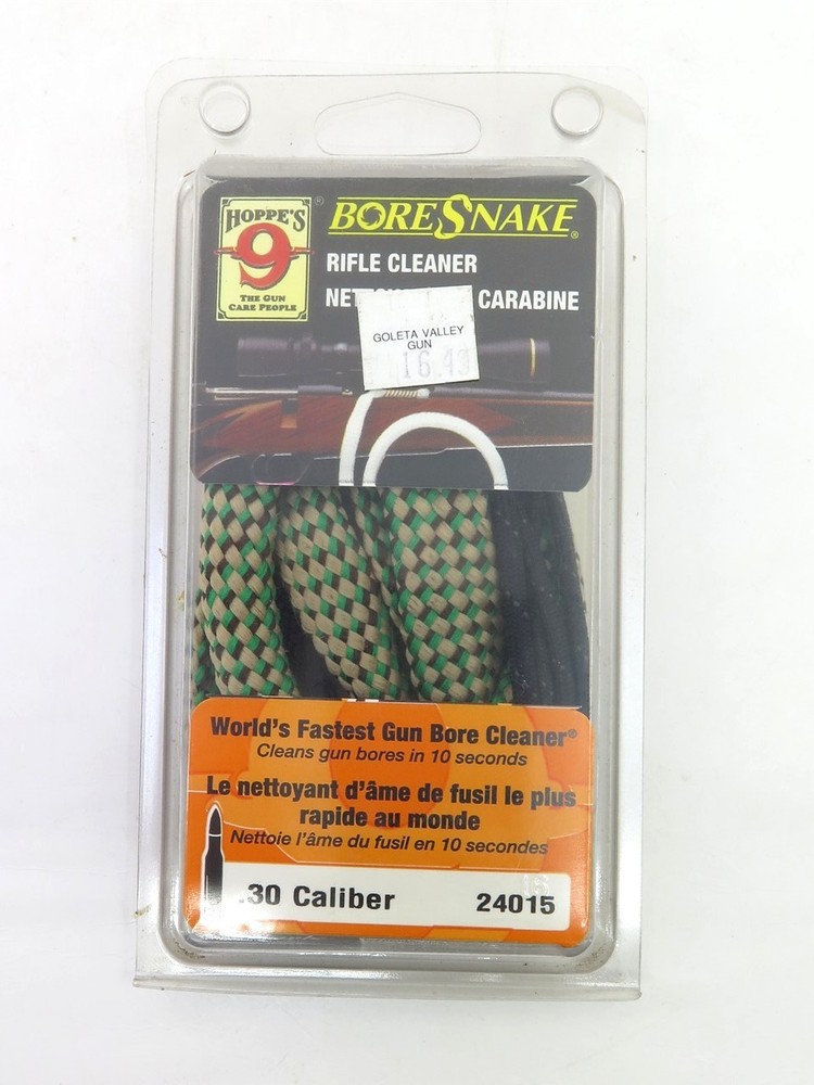 Hoppe’s 9 Bore Snake Rifle Cleaner for .30 Caliber #24015