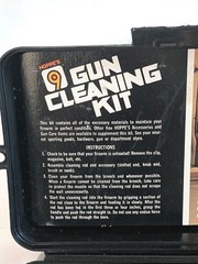 NOS Unused Vintage HOPPE’S GUN CLEANING KIT with Storage Box / Case