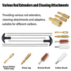 59PCS Universal Gun Cleaner Cleaning Kit for Rifle Pistol Shotgun All Caliber