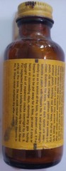 1960’s Hoppes Nitro Powder Solvent #9 Empty Bottle Paper Label