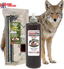 100% Coyote Urine Kit, Territorial Marking Scent Kit, Creates Predator Presence