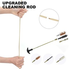Universal Gun Cleaning Kit – All Caliber Shotguns, Rifles & Pistols, Brass Rods,