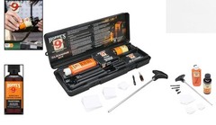 Durable Cleaning Kit for .38/.357 & 9mm Pistols | Rod, Solvent & Brush Included