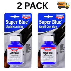 2 Pack Birchwood Casey Super Blue Liquid Gun Blue Metal Finish Restorer