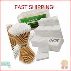 ILANSIN 1700PCS Gun Cleaning Supplies—1500PCS Gun Cleaning Patches +200PCS 6‘’ P