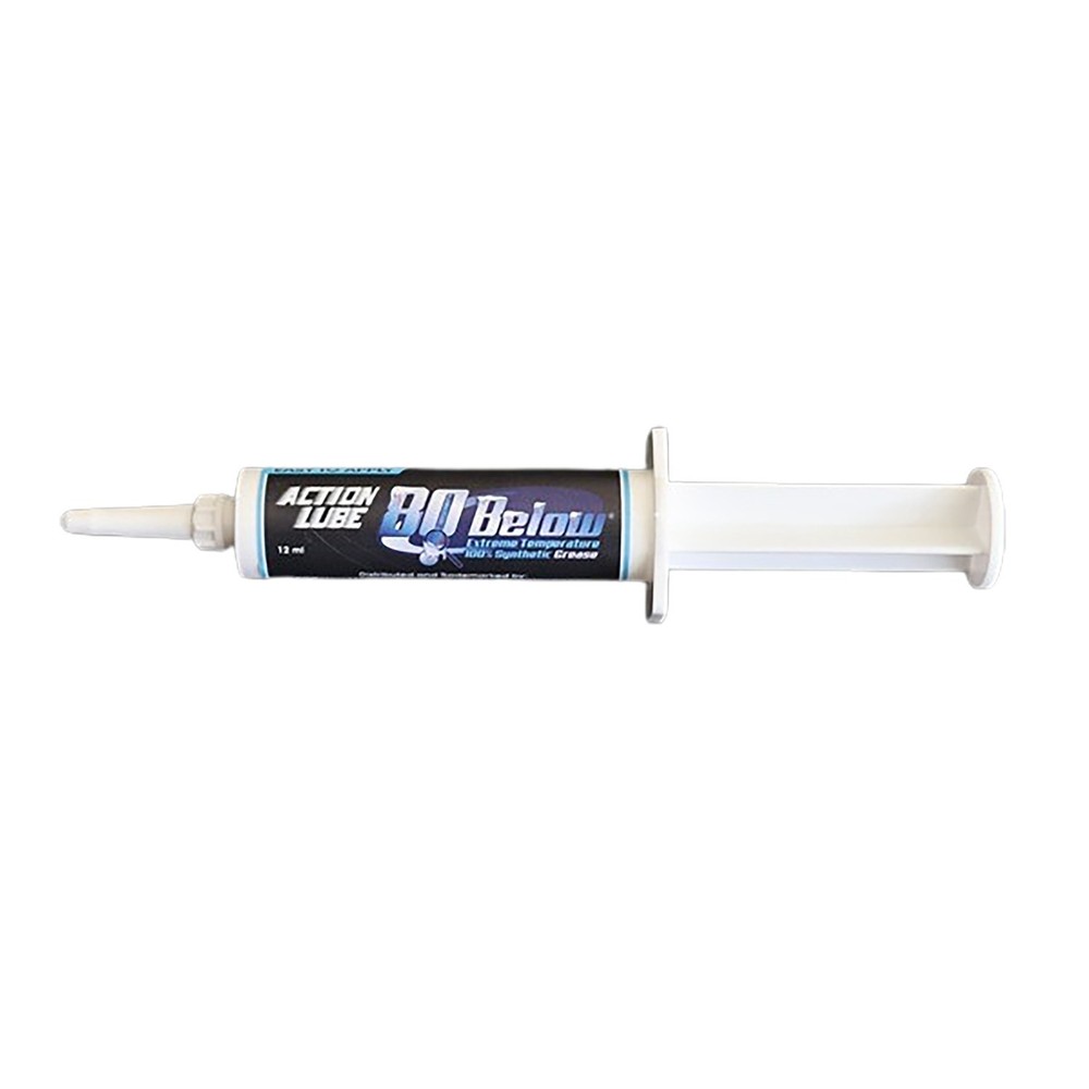 80 Below Extreme Temp Action Lube 12ml Syringe, 12-Pack #80B008