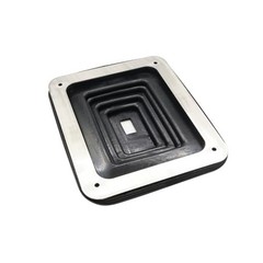 Rubber Shifter Boot Kit Universal Fitment with Chrome Plate 5-5/8″ X 6-3/4″