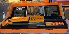 Hoppes 9 Gun Cleaning Kit VINTAGE With Storage Box Orange