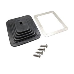 Rubber Shifter Boot Kit Universal Fitment with Chrome Plate 5-5/8″ X 6-3/4″