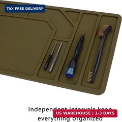 Raiseek Rifle Shotgun Cleaning Mat, Premium Large Magnetic Pad With Organizer Pa