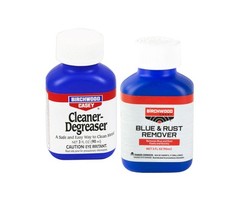 Metal Bluing Prep Kit with Cleaner Degreaser (3 oz), Rust and Blue Remover (3 oz