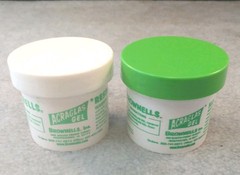 Brownells Acraglas Gel 4oz. Bedding Resin & Hardener Only & Instructions SAVE!!!