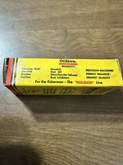 Vintage Outers Gunslick No 450 Gun Blue Bottle 1/4 Full w/Box by Outers Lab