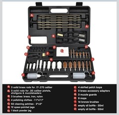 GLORYFIRE Universal Gun Cleaning Kit for All Firearms Green Case