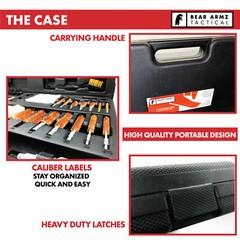 Universal Gun Cleaning Kit by Bear Armz Tactical Works for Calibers .17-.50 Cal