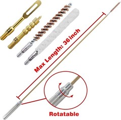 Gun Cleaning Kit .22 .223Cal 5.56mm .22LR Rifle Pistol Cleaning Kit W/ 30ml Gun