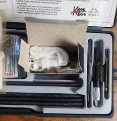 Vintage Kleen Bore Gun Cleaning Kit 38/357/9 mm Model PK-210 Hoppe’s Gun Grease