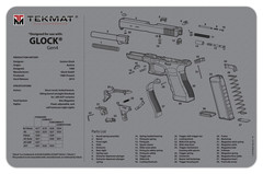 TekMat Ultra Premium Handgun Cleaning Mat Glock G4 (Gray)