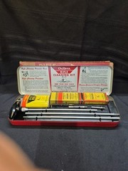Vintage OUTERS #477 Rifle Cleaning Kit All Original Oil Tin Zink Clean Display