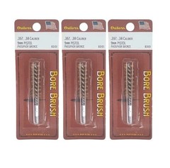 3x New Outers .357, .38 Caliber/9mm Pistol Bore Brush Phosphor Bronze #83101