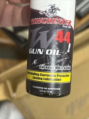 Lot of 3-Winchester W44 Gun Oil 1.8oz MAX PRO Lubrication Corrosion Protection