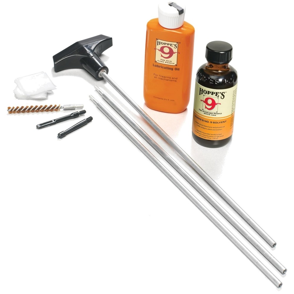 Hoppes Clamshell Kit w/ Aluminum Rod – .22 Cal