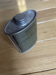 Vintage POISON US Army 2oz Can Bore Military Green Cleaner Gun Supplies USA
