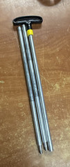 Mill Run Deluxe Gun Cleaning Kit by Brite-Bore aluminum Cleaning Rod Metal AS IS